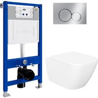 Lauter Nuremberg 21811 + 21901001 (белый, с кнопкой смыва 219701E хром)