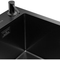 Roxen Simple 560220-50B-GR графит/текстурная PVD покрытие (с коландером и дозатором) Image #13