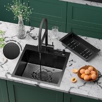 Roxen Simple 560220-50B-GR графит/текстурная PVD покрытие (с коландером и дозатором)