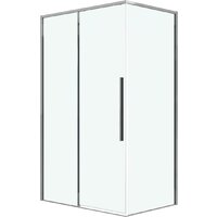 Grossman Galaxy 140x90x195 120.K33.01.1490.10.00 (хром/прозрачное стекло) Image #1