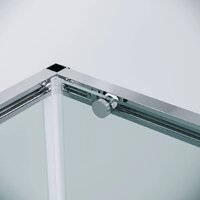 Grossman Galaxy 140x90x195 120.K33.01.1490.10.00 (хром/прозрачное стекло) Image #8