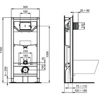 Saniteco KW-99046 в комплекте с инсталляцией + R020467 + R0121A6 Image #29