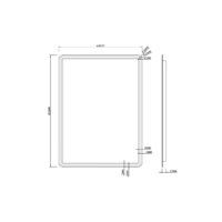 Roxen Зеркало Irida smart touch 510185-60ST (с бесконтактным сенсором и подсветкой) Image #8