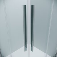 Grossman Galaxy 100x100x195 300.K33.01.1010.10.00 (хром/прозрачное стекло) Image #3