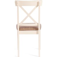 TetChair Golfi 2 (2шт, дерево гевея/Ivory White/коричневый/золотой) Image #13