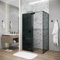 Grossman Galaxy 100х100х195 120.K33.01.1010.21.10 (черный матовый/тонированное стекло) Image #7