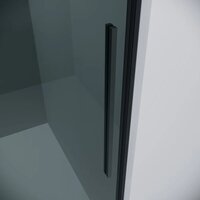 Grossman Galaxy 100х100х195 120.K33.01.1010.21.10 (черный матовый/тонированное стекло) Image #2