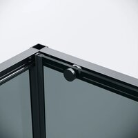 Grossman Galaxy 100х100х195 120.K33.01.1010.21.10 (черный матовый/тонированное стекло) Image #4