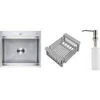 Schtoff Best Premium Silver 5550 + коландер KR-1 GREY + дозатор SD-1 SILVER Image #1