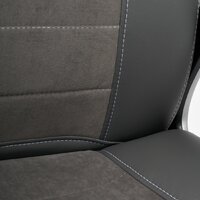 TetChair Inter (искусственная кожа, флок, ткань, серый/металлик) Image #11