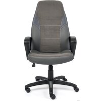 TetChair Inter (искусственная кожа, флок, ткань, серый/металлик) Image #2