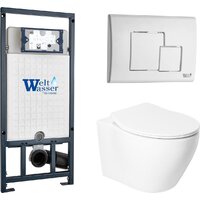 Saniteco KW-99046 в комплекте с инсталляцией + Marberg 507 SE GL-WT + Marberg 507 Image #6