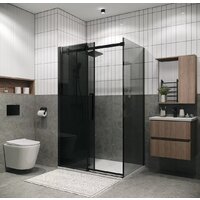 Grossman Classic 110x90x195 120.K33.04.1190.21.10 (черный матовый/тонированное стекло) Image #8