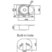 Elleci Easy Round 600 Bianco Titano 68 Image #2