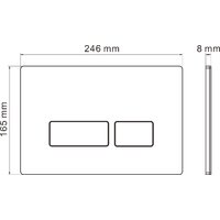 Roxen Porto One Rimless 6 в 1 StounFix Dual Fresh 607036 (кнопка: матовая) Image #24