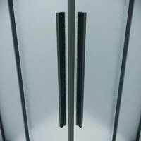 Grossman Galaxy 120х80х195 300.K33.01.12R80L.21.02 (черный матовый/стекло шиншилла) Image #3