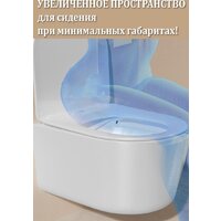 Roxen Simple Compact в комплекте с инсталляцией StounFix Dual Fresh 6 в 1 921358 (кнопка: черный матовый) Image #20