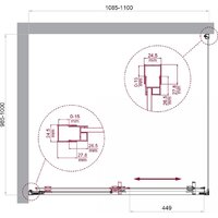 BelBagno LUCE-AH-1-110/100-C-Cr Image #6