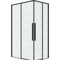 Grossman Galaxy 90x70x195 300.K33.01.9070.21.02 (черный матовый/шиншилла стекло)