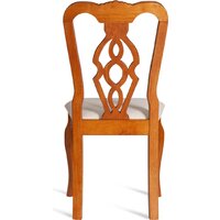 TetChair Aphrodite 46x54x99 (2шт, дерево гевея/Espresso/ткань кремовая с рисунком А04) Image #12