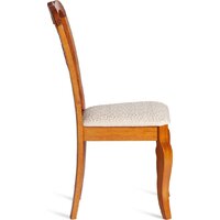 TetChair Aphrodite 46x54x99 (2шт, дерево гевея/Espresso/ткань кремовая с рисунком А04) Image #10