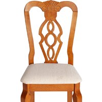 TetChair Aphrodite 46x54x99 (2шт, дерево гевея/Espresso/ткань кремовая с рисунком А04) Image #13