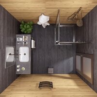 Triton Каппа-Хром 90x90 (без поддона) Image #5