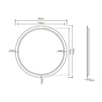 Roxen Зеркало Brimen 510195-80 80х80 Image #10