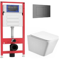 Oliveeka OL-MQ-003 + OL-5014 + OL-E12-BGM (матовый оружейный металл)