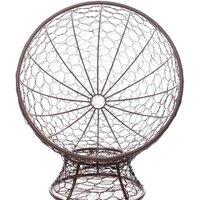 M-Group Кокос на подставке 11590208 (коричневый ротанг/розовая подушка) Image #6