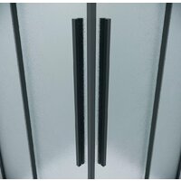 Grossman Galaxy 90x90x195 300.K33.01.9090.21.02 (черный матовый/шиншилла стекло) Image #3