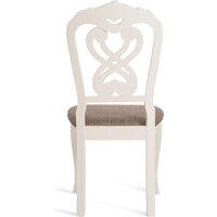 TetChair Andromeda 47x55.5x107 (2шт, дерево гевея/Ivory White/ткань коричневая) Image #12