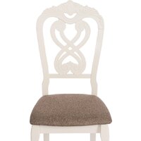 TetChair Andromeda 47x55.5x107 (2шт, дерево гевея/Ivory White/ткань коричневая) Image #14