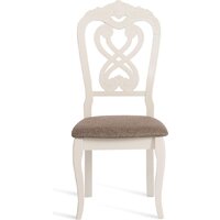 TetChair Andromeda 47x55.5x107 (2шт, дерево гевея/Ivory White/ткань коричневая) Image #9