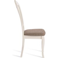 TetChair Andromeda 47x55.5x107 (2шт, дерево гевея/Ivory White/ткань коричневая) Image #10