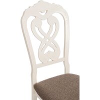 TetChair Andromeda 47x55.5x107 (2шт, дерево гевея/Ivory White/ткань коричневая) Image #15