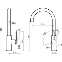 Omoikiri Okawa 2 Plus-GM (вороненая сталь) Image #2