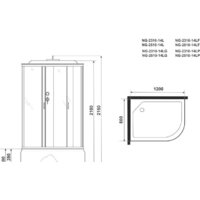 Niagara NG-2310-14LG 120x80x215 Image #4