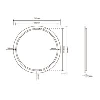 Roxen Зеркало Brimen 510195-70 70х70 Image #10