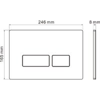 Roxen Porto One Rimless 6 в 1 StounFix Dual Fresh 580109 (кнопка: черный матовый) Image #22