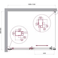 BelBagno LUCE-AH-1-110/90-C-Cr Image #6