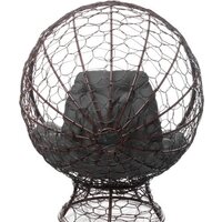 M-Group Кокос на подставке 11590209 (коричневый ротанг/серая подушка) Image #5