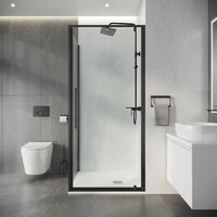 Niagara Nova NG-35-9AGR-A100GR-34 90х100х195 (графит/прозрачное стекло) Image #9