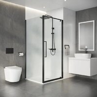 Niagara Nova NG-35-9AGR-A100GR-34 90х100х195 (графит/прозрачное стекло) Image #10