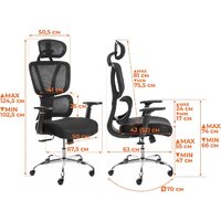 TetChair Mesh-12HR (ткань, черный) Image #20