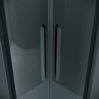 Grossman Classic 90x90x195 301.K33.04.9090.21.00 (черный матовый/прозрачное стекло) Image #7