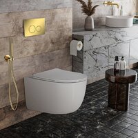 Roxen Vortex в комплекте с инсталляцией StounFix Dual Fresh 6 в 1 968046 (кнопка: золото глянцевое) Image #6