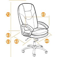 TetChair Softy LUX (флок, синий) Image #19