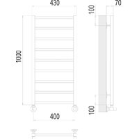 TERMINUS Контур П9 400x1000 (хром) Image #3