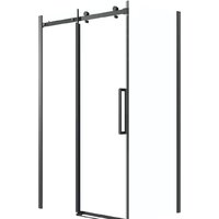 Grossman Classic 120x80x195 120.K33.04.1280.21.00 (черный матовый/прозрачное стекло) Image #1